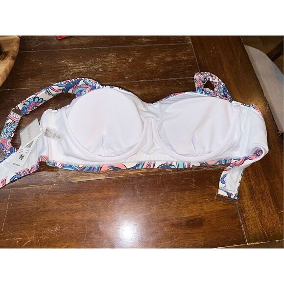 RAISINS CURVE Trendy Plus Size Jamaica Underwire Bikini Top - Picture 5 of 6